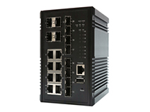 Industrial 8-Port 10/100/1000M RJ45 with 4-Port 10G SFP+ and 8-Port 1G SFP Managed Switch