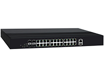Industrial 24-Port 10/100/1000M PoE+ and 4-Port 10G SFP+ Managed Switch