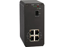 Industrial 4-Port 10/100/1000M PoE+ and 1-Port 1G SFP Unmanaged Switch