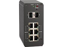 Industrial 6-Port 10/100/1000M PoE+ and 2-Port 1G SFP Web Smart Switch