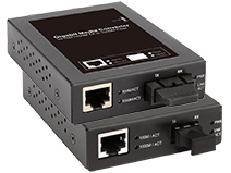 10/100/1000Base-T(X) to 1000Base-SX/LX Media Converter