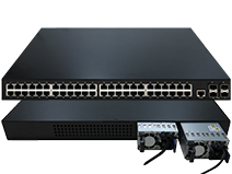 48-Port 10/100/1000M PoE+ and 4-Port 10G SFP+ L2+ Managed Switch